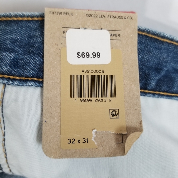 Levi's Blue Straight Leg Women's Jeans ‘94 Baggy - Picture 9 of 11